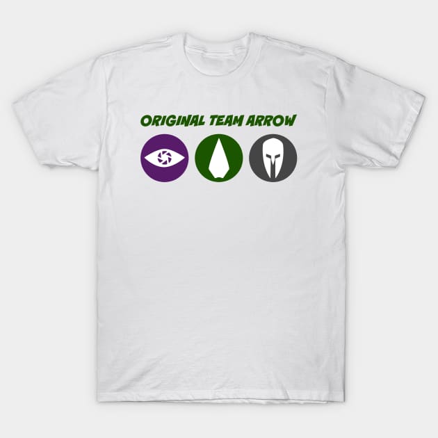 Original Team Arrow - Colorful Symbols - Hero Logos T-Shirt by FangirlFuel